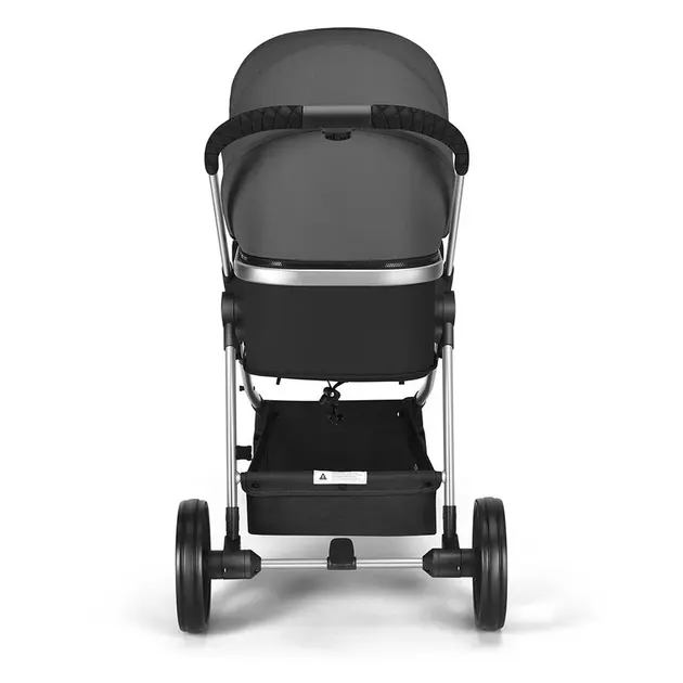 Carrinho de Bebê Multikids Jazz 2 em 1 Preto e Cinza Bb468