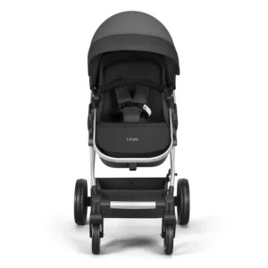 Carrinho de Bebê Multikids Jazz 2 em 1 Preto e Cinza Bb468