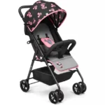 Carrinho de Bebê Multikids Minnie Twist Preto - BB405, até 15kg, Recline, Travel System