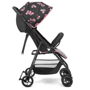 Carrinho de Bebê Multikids Minnie Twist Preto - BB405, até 15kg, Recline, Travel System