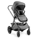 Carrinho de Bebê Nuna Demi Grow + Moisés Cinza Threaded - Conforto e Versatilidade
