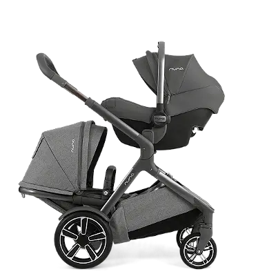 Carrinho de Bebê Nuna Demi Grow + Moisés Cinza Threaded – Conforto e Versatilidade Carrinho de Bebê Nuna Demi Grow + Moisés Cinza Threaded - Conforto e Versatilidade