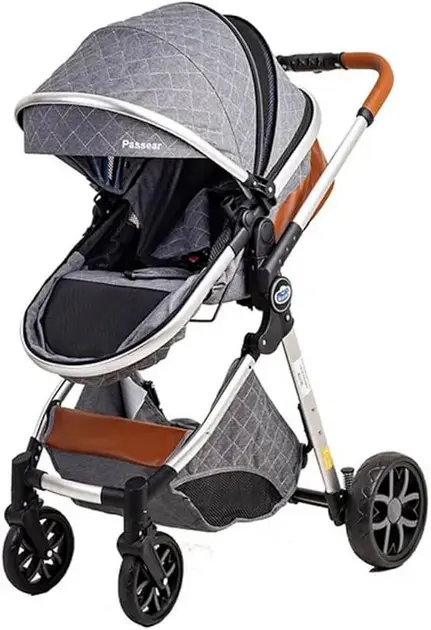 Carrinho de Bebê Passear Ares Cinza 3 em 1 Carrinho de Bebê Passear Ares Cinza 3 em 1