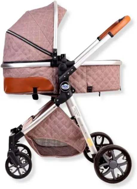 Carrinho de Bebê Passear Baby Conforto Trio Ares Marrom 3 em 1