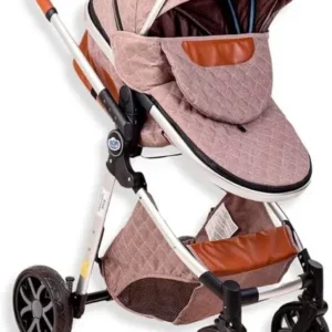 Carrinho de Bebê Passear Baby Conforto Trio Ares Marrom 3 em 1