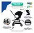 Carrinho de Bebê Passeio Reversível YouGo Preto Maxi Baby 2024