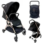Carrinho de Bebê Premium Baby Zurich Preto Compacto para Passeio