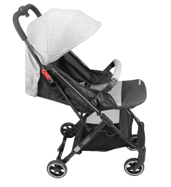Carrinho de Bebê Prime Baby Premium Bag Cinza até 15kg - Compacto para Viagens