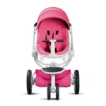 Carrinho de Bebê Quinny Moodd Pink Passion Rosa 3 Rodas para Crianças até 15kg