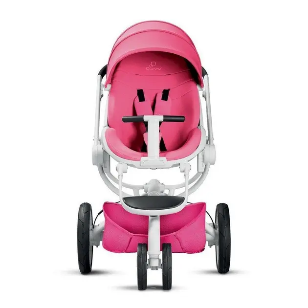 Carrinho de Bebê Quinny Moodd Pink Passion Rosa 3 Rodas para Crianças até 15kg