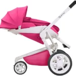 Carrinho de Bebê Quinny Moodd Pink Passion Rosa 3 Rodas para Crianças até 15kg