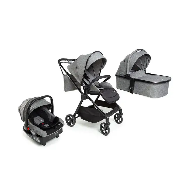Carrinho de Bebê Safety 1st Bebê Conforto Magnific Cinza 5 em 1 Carrinho de Bebê Safety 1st Bebê Conforto Magnific Cinza 5 em 1