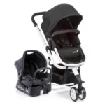 Carrinho de Bebê Safety 1st Mobi TS Preto e Branco - Berço e Passeio