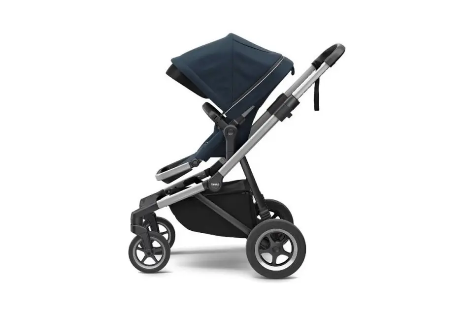Carrinho de Bebê Thule Sleek + Moisés Azul – Versátil e Confortável Carrinho de Bebê Thule Sleek + Moisés Azul - Versátil e Confortável