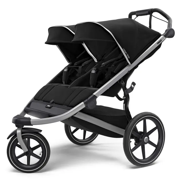 Carrinho de Bebê Thule Urban Glide Double Gêmeos Preto – Suspensão e Pneus Grandes Carrinho de Bebê Thule Urban Glide Double Gêmeos Preto - Suspensão e Pneus Grandes