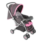 Carrinho de Bebê Travel System Reverse Cosco Preto Rajado