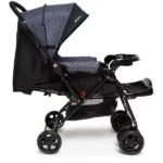 Carrinho de Bebê Travel System Reverse Cosco Preto Rajado