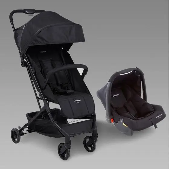 Carrinho de Bebê Voyage Travel System Yupi Duo Preto – 15kg Carrinho de Bebê Voyage Travel System Yupi Duo Preto - 15kg