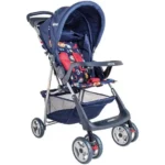 Carrinho de Bebê Whoop Mascote Azul Marinho - Kiddo 8008AMM de Passeio Compacto
