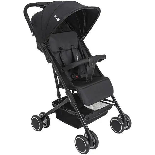 Carrinho de Bebê Whoop Vox Travel System Preto com Bebê Conforto e Base Carrinho de Bebê Whoop Vox Travel System Preto com Bebê Conforto e Base