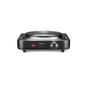 Cooktop 1 Boca Elgin Preto - Portátil 110V 1000W - Fogão Elétrico