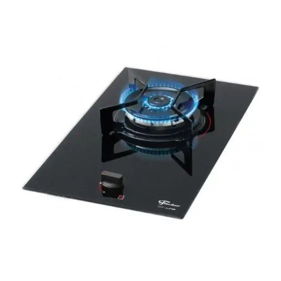 Cooktop 2 Bocas Fischer Fit Line – Gás Bivolt – 27185-60015 – Vidro Preto Cooktop 2 Bocas Fischer Fit Line - Gás Bivolt - 27185-60015 - Vidro Preto