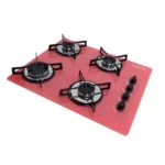Cooktop 4 Bocas Chamalux Rosa - Ultra Chama - Gás Bivolt