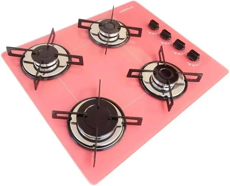 Cooktop 4 Bocas Chamalux Rosa – Ultra Chama – Gás Bivolt Cooktop 4 Bocas Chamalux Rosa - Ultra Chama - Gás Bivolt
