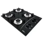 Cooktop 4 Bocas D&D Preto Bivolt com Acendimento Automático - CE04PR
