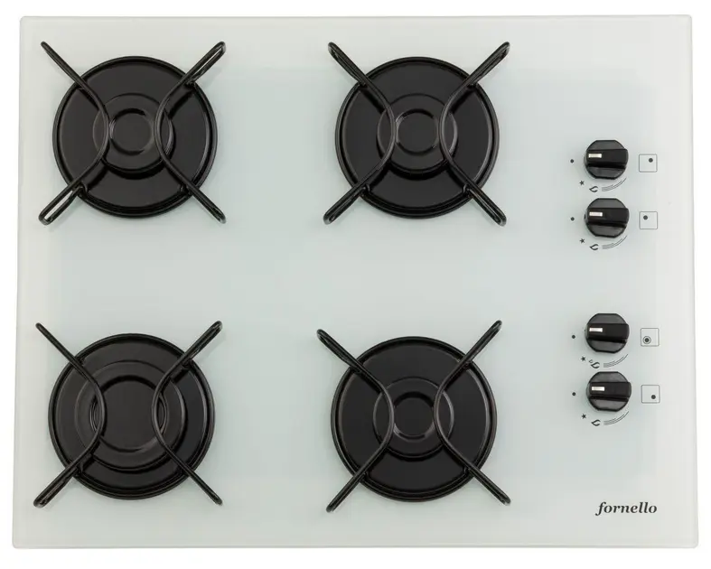 Cooktop 4 Bocas Fornello Branco Mega Chama 220v A Gás Cooktop 4 Bocas Fornello Branco Mega Chama 220v A Gás