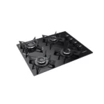 Cooktop 4 Bocas Itatiaia Electra Glass Preto Bivolt - Gás