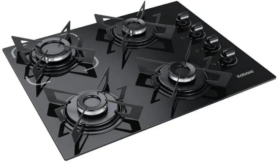 Cooktop 4 Bocas Itatiaia Electra Glass Preto Bivolt – Gás Cooktop 4 Bocas Itatiaia Electra Glass Preto Bivolt - Gás
