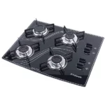 Cooktop 4 Bocas Safanelli Preto - À Gás Bivolt - FCL40 com Acendimento Superautomático