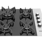 Cooktop 4 Bocas Suggar Preto - Gás Bivolt - FG4404FVPIX com Queimador Tripla Chama e Trempes em Ferro Fundido