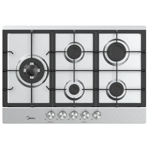 Cooktop 5 Bocas Branco Mega Chama – Gás Bivolt Cooktop 5 Bocas Branco Mega Chama - Gás Bivolt