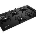 Cooktop 5 Bocas Brastemp com Quadrichama - BDD85AE Bivolt Preto