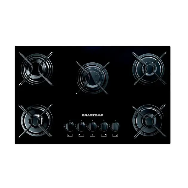 Cooktop 5 Bocas Brastemp com Quadrichama – BDD85AE Bivolt Preto Cooktop 5 Bocas Brastemp com Quadrichama - BDD85AE Bivolt Preto