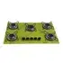 Cooktop 5 Bocas Chamalar Amarelo Ultra Chama Marmorizado Gás Bivolt