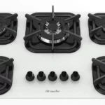 Cooktop 5 Bocas Mueller Branco - Tripla Chama - Gás Bivolt