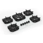 Cooktop 5 Bocas Mueller Branco - Tripla Chama - Gás Bivolt