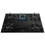 Cooktop 5 Bocas Mueller Preto Ultra Chama Gás Bivolt