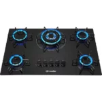 Cooktop 5 Bocas Mueller Preto Ultra Chama Gás Bivolt