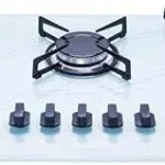 Cooktop 5 Bocas Safanelli Branco - Lines - Gás Bivolt - Fcb503
