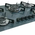 Cooktop 5 Bocas Tripla Chama Marmorizado Cinza Gás Bivolt