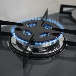 Cooktop 5 Bocas Tripla Chama Marmorizado Cinza Gás Bivolt