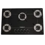 Cooktop 5 Bocas Ultrachama Preto - Gás Bivolt
