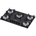 Cooktop 5 Bocas Ultrachama Preto - Gás Bivolt
