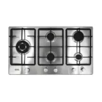 Cooktop a Gás 5 Bocas EOS Inox 90cm ECG05IB Bivolt