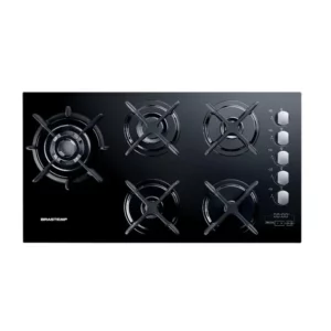 Cooktop Brastemp 5 Bocas Bivolt Preto - BDT85AE