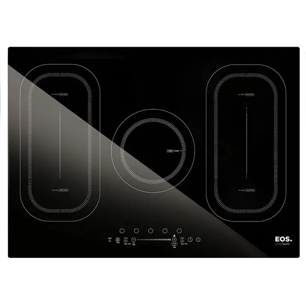 Cooktop de Indução 5 Bocas EOS Freezone Preto 220V 9500W - ECI05EPF